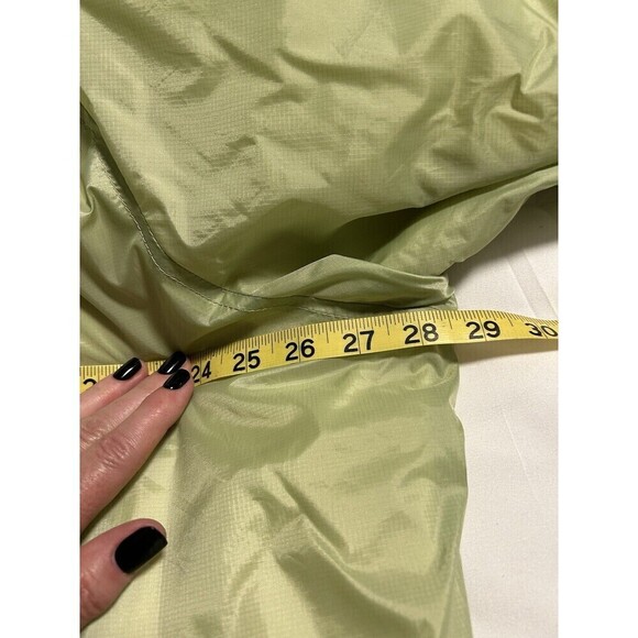 Reversible Lime Nylon/cream Fleece Plus Size 4X Jacket - Picture 9 of 10